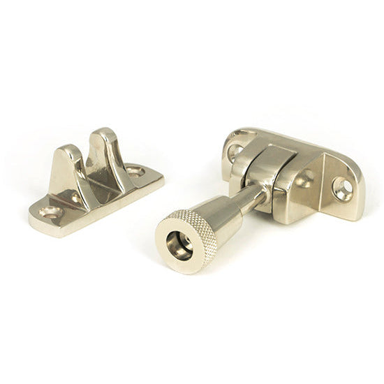 From The Anvil - Brompton Brighton Fastener (Radiused) - Polished Nickel - 45943 - Choice Handles