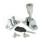 From The Anvil - Brompton Brighton Fastener (Radiused) - Satin Chrome - 45946 - Choice Handles