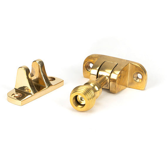 From The Anvil - Beehive Brighton Fastener (Radiused) - Polished Brass - 45952 - Choice Handles