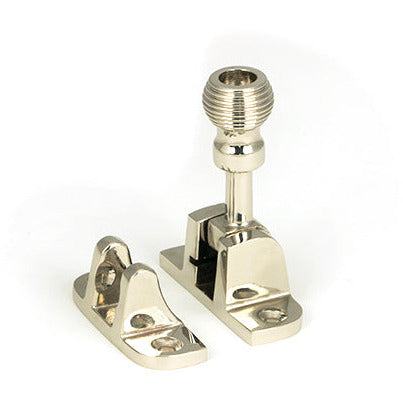 From The Anvil - Beehive Brighton Fastener (Radiused) - Polished Nickel - 45953 - Choice Handles