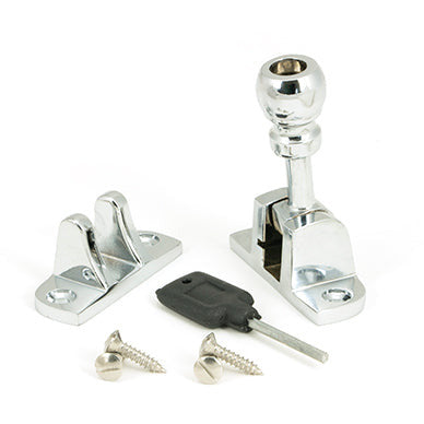 From The Anvil - Mushroom Brighton Fastener (Radiused) - Polished Chrome - 45959 - Choice Handles