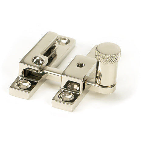 From The Anvil - Brompton Quadrant Fastener - Narrow - Polished Nickel - 45983 - Choice Handles