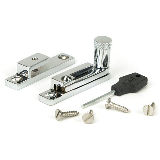 From The Anvil - Brompton Quadrant Fastener - Narrow - Polished Chrome - 45984 - Choice Handles