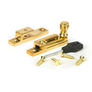 From The Anvil - Prestbury Quadrant Fastener - Narrow - Polished Brass - 45987 - Choice Handles