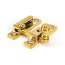 From The Anvil - Prestbury Quadrant Fastener - Narrow - Polished Brass - 45987 - Choice Handles