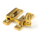 From The Anvil - Beehive Quadrant Fastener - Narrow - Polished Brass - 45992 - Choice Handles