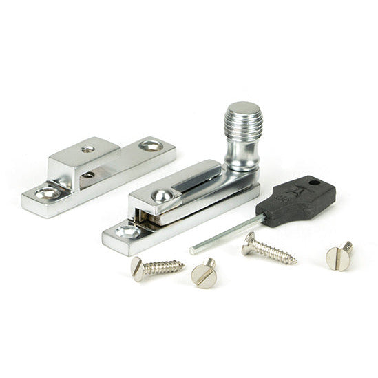 From The Anvil - Beehive Quadrant Fastener - Narrow - Satin Chrome - 45996 - Choice Handles