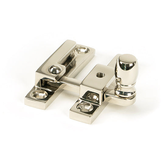 From The Anvil - Mushroom Quadrant Fastener - Narrow - Polished Nickel - 45998 - Choice Handles