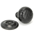 From The Anvil - Hammered Mushroom Cabinet Knob 32mm - Aged Bronze - 46024 - Choice Handles