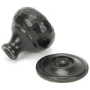 From The Anvil - Hammered Mushroom Cabinet Knob 32mm - Aged Bronze - 46024 - Choice Handles