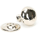 From The Anvil - Hammered Mushroom Cabinet Knob 38mm - Polished Nickel - 46027 - Choice Handles