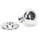 From The Anvil - Hammered Mushroom Cabinet Knob 38mm - Polished Chrome - 46028 - Choice Handles