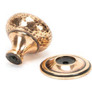 From The Anvil - Hammered Mushroom Cabinet Knob 38mm - Polished Bronze - 46030 - Choice Handles