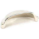 From The Anvil - Hammered Regency Concealed Drawer Pull - Polished Nickel - 46042 - Choice Handles