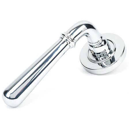 From The Anvil - Newbury Lever on Rose Set (Plain) - Polished Chrome - 46053 - Choice Handles