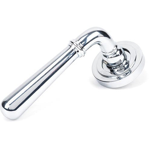 From The Anvil - Newbury Lever on Rose Set (Art Deco) - Polished Chrome - 46054 - Choice Handles