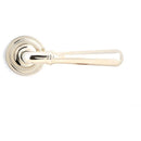 From The Anvil - Newbury Lever on Rose Set (Art Deco) - Polished Nickel - 46058 - Choice Handles