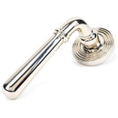From The Anvil - Newbury Lever on Rose Set (Beehive) - Polished Nickel - 46059 - Choice Handles