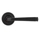 From The Anvil - Avon Round Lever on Rose Set (Beehive) - Aged Bronze - 46091 - Choice Handles