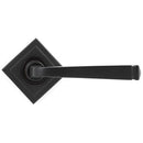 From The Anvil - Avon Round Lever on Rose Set (Square) - Aged Bronze - 46092 - Choice Handles