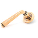 From The Anvil - Avon Round Lever on Rose Set (Plain) - Polished Bronze - 46093 - Choice Handles