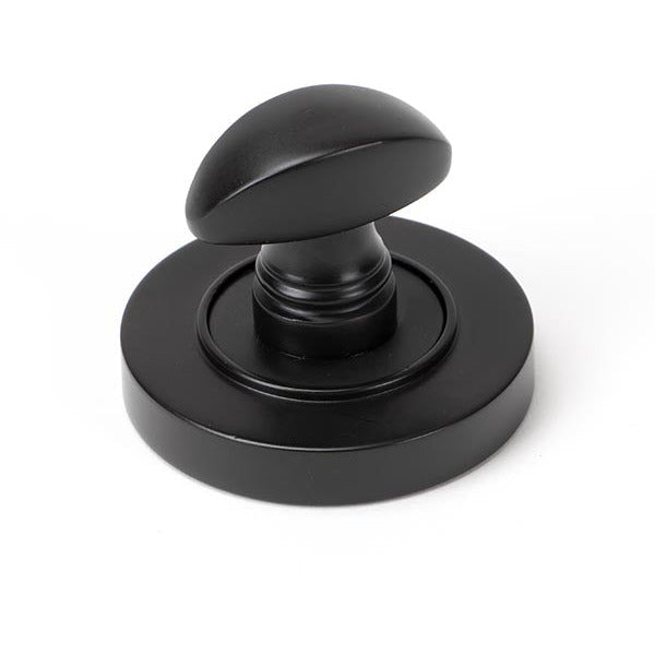 From The Anvil - Round Thumbturn Set (Plain) - Aged Bronze - 46105 - Choice Handles