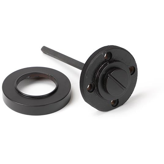 From The Anvil - Round Thumbturn Set (Plain) - Aged Bronze - 46105 - Choice Handles