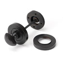 From The Anvil - Round Thumbturn Set (Plain) - Aged Bronze - 46105 - Choice Handles