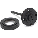 From The Anvil - Round Thumbturn Set (Art Deco) - Aged Bronze - 46106 - Choice Handles