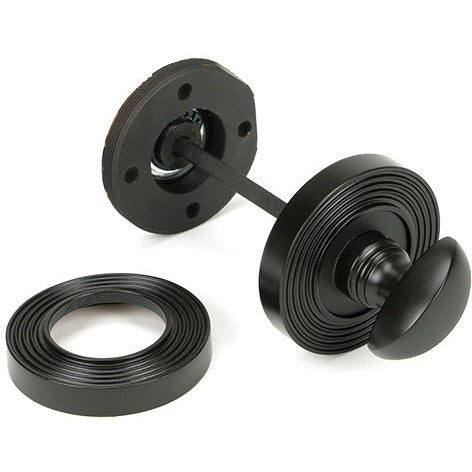 From The Anvil - Round Thumbturn Set (Beehive) - Aged Bronze - 46107 - Choice Handles