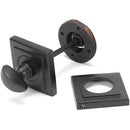 From The Anvil - Round Thumbturn Set (Square) - Aged Bronze - 46108 - Choice Handles