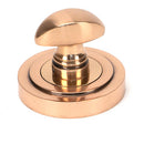 From The Anvil - Round Thumbturn Set (Art Deco) - Polished Bronze - 46110 - Choice Handles