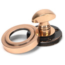 From The Anvil - Round Thumbturn Set (Art Deco) - Polished Bronze - 46110 - Choice Handles