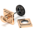 From The Anvil - Round Thumbturn Set (Square) - Polished Bronze - 46112 - Choice Handles
