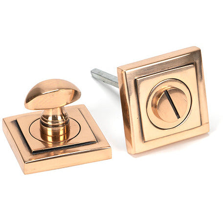 From The Anvil - Round Thumbturn Set (Square) - Polished Bronze - 46112 - Choice Handles