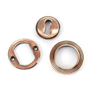 From The Anvil - Round Escutcheon (Beehive) - Polished Bronze - 46119 - Choice Handles