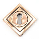 From The Anvil - Round Escutcheon (Square) - Polished Bronze - 46120 - Choice Handles
