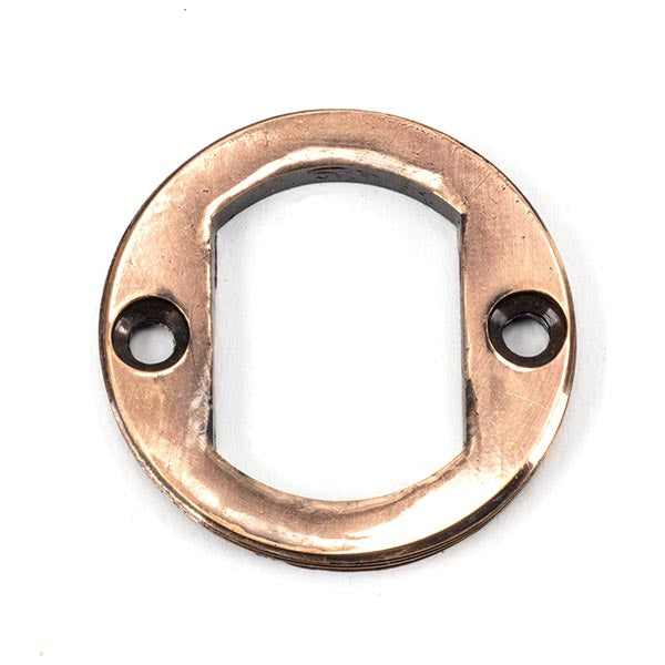 From The Anvil - Round Euro Escutcheon (Beehive) - Polished Bronze - 46127 - Choice Handles