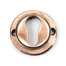 From The Anvil - Round Euro Escutcheon (Square) - Polished Bronze - 46128 - Choice Handles