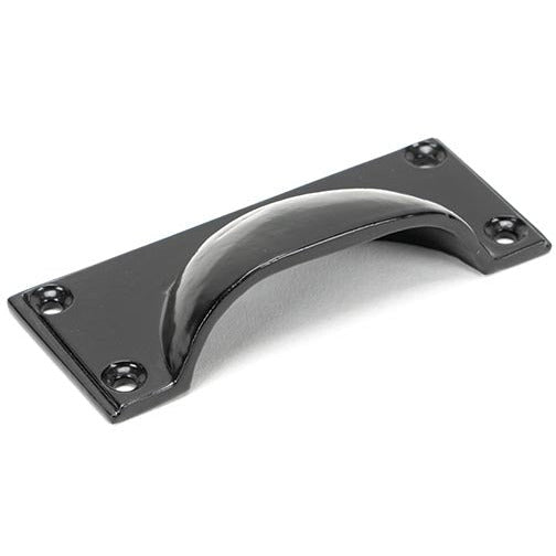 From The Anvil - Art Deco Drawer Pull - Black - 46135 - Choice Handles