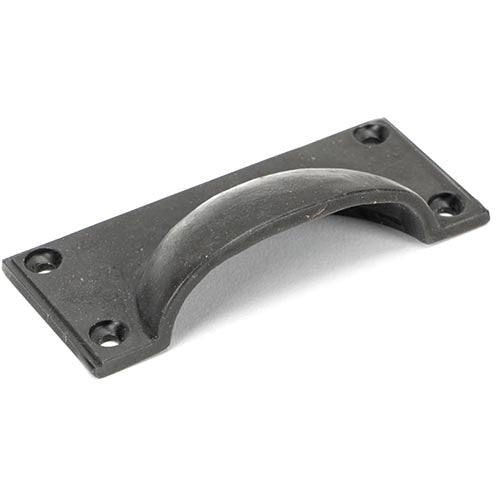 From The Anvil - Art Deco Drawer Pull - Beeswax - 46136 - Choice Handles
