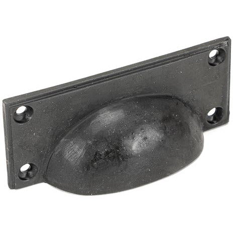 From The Anvil - Art Deco Drawer Pull - Beeswax - 46136 - Choice Handles
