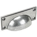 From The Anvil - Art Deco Drawer Pull - Pewter Patina - 46137 - Choice Handles