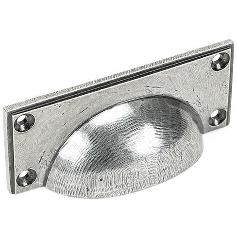 From The Anvil - Art Deco Drawer Pull - Pewter Patina - 46137 - Choice Handles