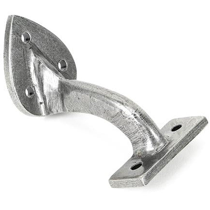From The Anvil - 2" Handrail Bracket - Pewter Patina - 46141 - Choice Handles