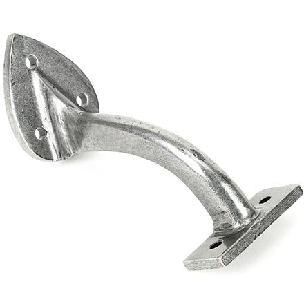 From The Anvil - 3" Handrail Bracket - Pewter Patina - 46143 - Choice Handles