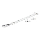 From The Anvil - 12" Hammered Newbury Stay - Polished Chrome - 46149 - Choice Handles