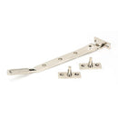 From The Anvil - 8" Brompton Stay - Polished Nickel - 46179 - Choice Handles