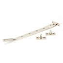 From The Anvil - 10" Brompton Stay - Polished Nickel - 46180 - Choice Handles