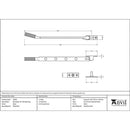 From The Anvil - 10" Brompton Stay - Black - 46183 - Choice Handles